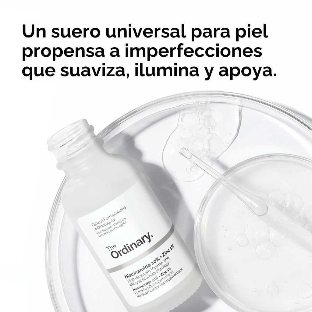 The Ordinary Set favorito de suero: ácido hialurónico 2% + B5, niac...