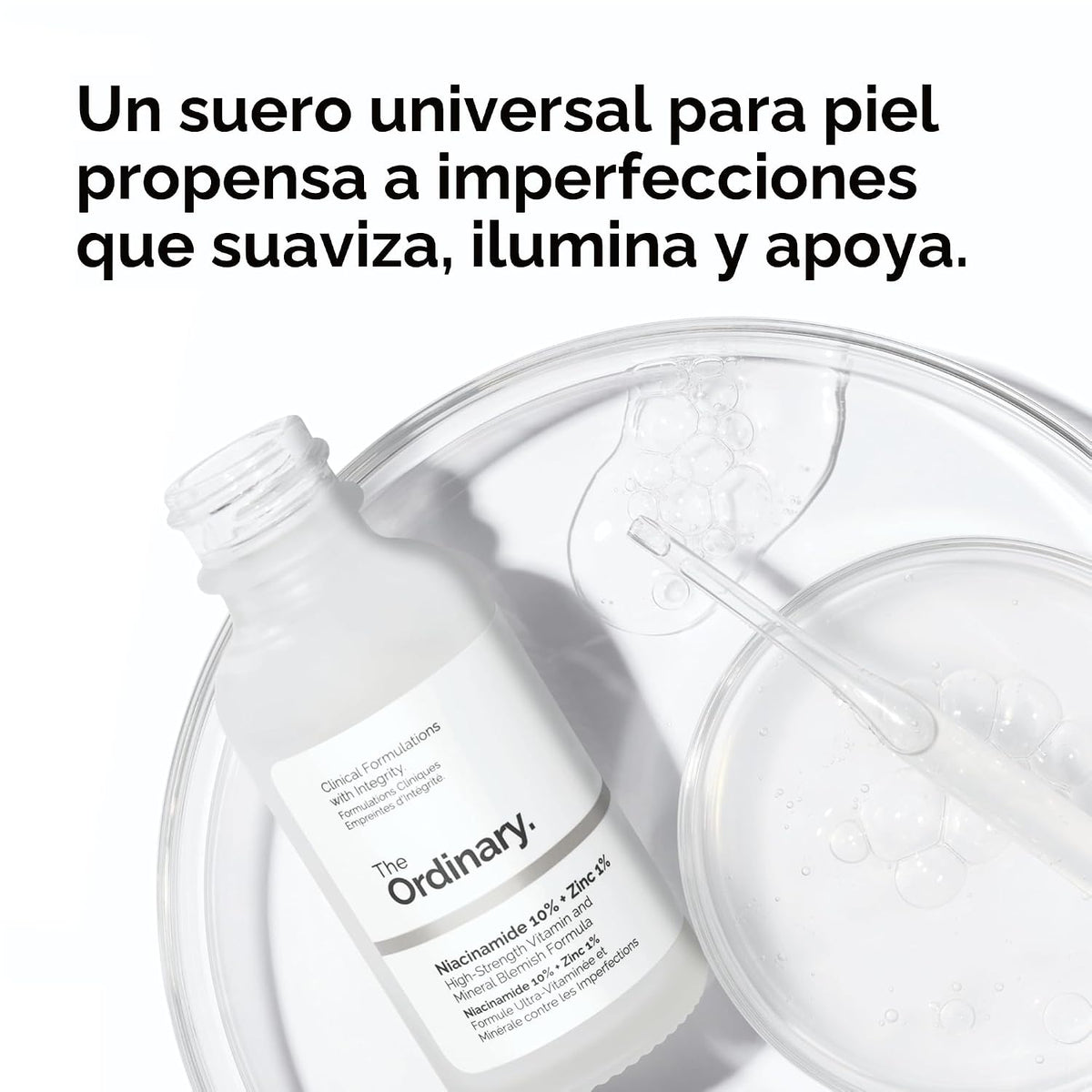 The Ordinary Set favorito de suero: ácido hialurónico 2% + B5, niac...