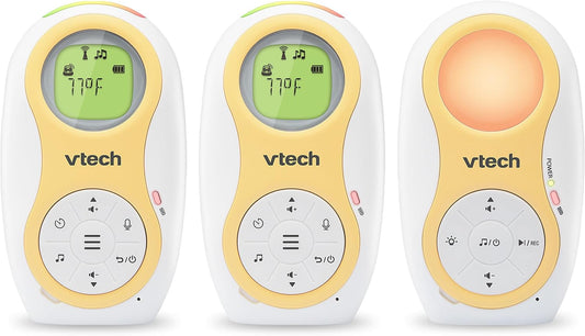 VTech Monitor de audio digital para bebés de 2 unidades para padres...
