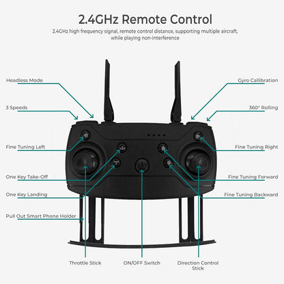 Falcon Drone y tarjeta micro SD de 64 gb