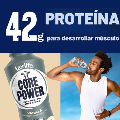 Core Power Fairlife Elite - Botella de batido de leche con alto con...