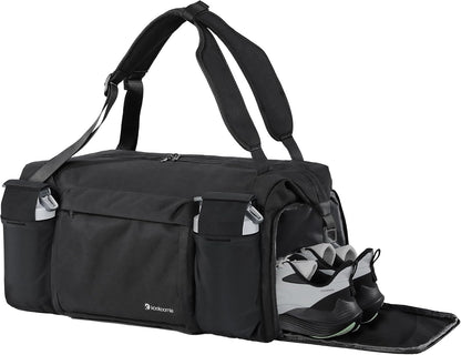 Bolsa de gimnasio Kookoomia con compartimento para zapatos y bolsil...