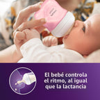 Philips Avent Biberones naturales, flujo lento, 4 onzas, sin BPA, p...