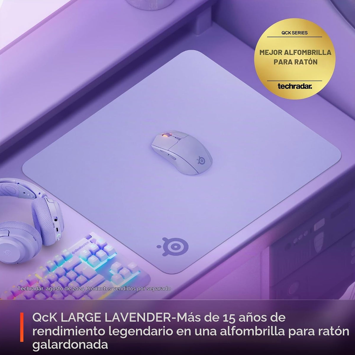 SteelSeries QcK Alfombrilla de ratón de tela para juegos - Superfic...