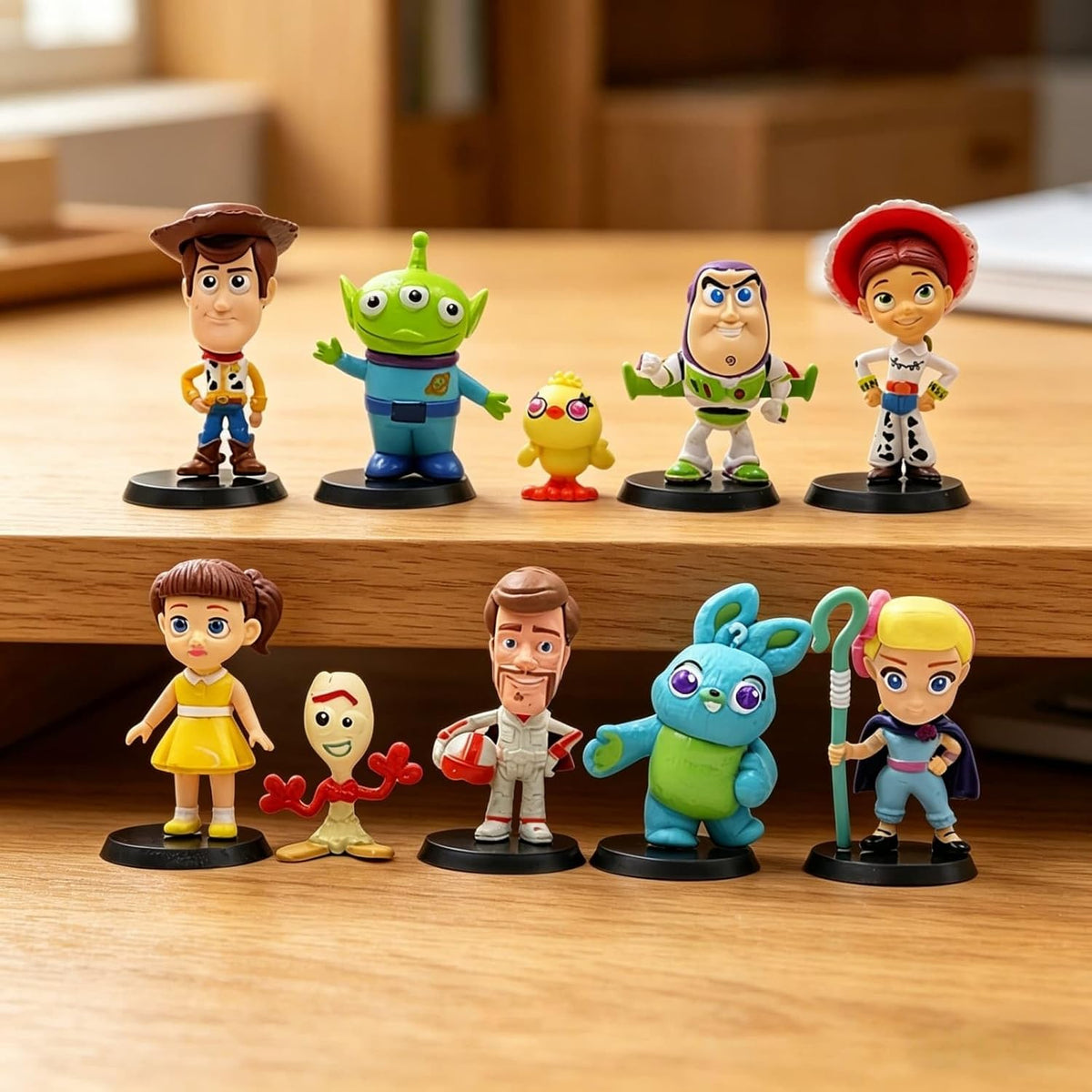 Anilnel Juego de 10 figuras de dibujos animados para Toy Theme Stor...