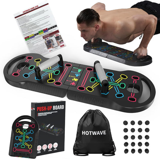 Tabla de flexiones HOTWAVE, tabla de flexiones portátil, barra de f...