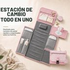 Cambiador de pañales portátil, grande, impermeable, cambiador de vi...