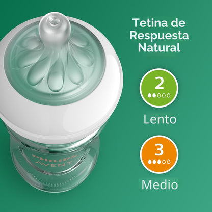 Philips Avent - Juego de regalo para recién nacido, 5 botellas, 2 f...