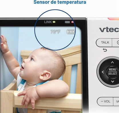 VTech VM818HD Monitor de bebé con video HD de 5 pulgadas y 720p | S...