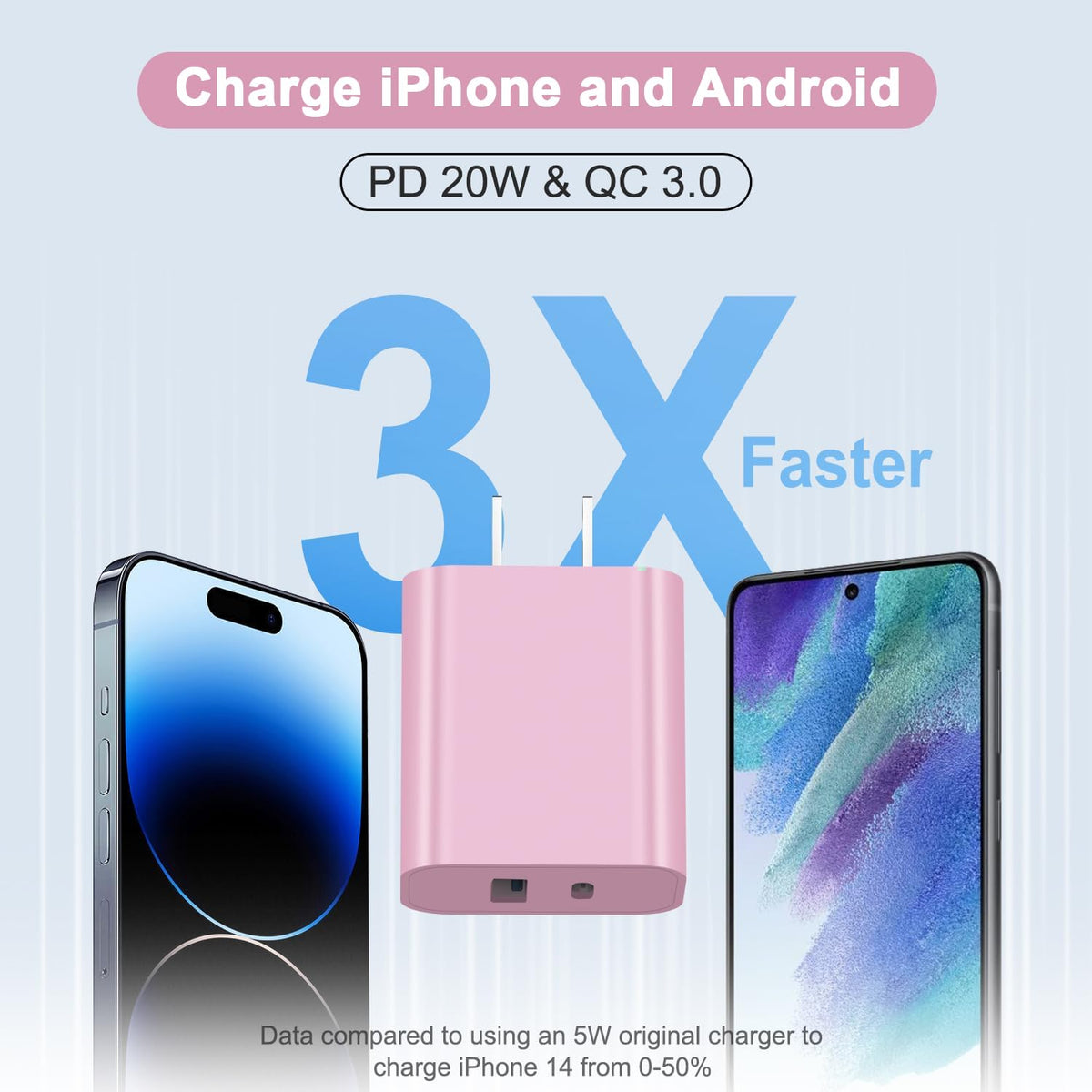 Bloque de carga USB C, bloque de cargador para iPhone 16\/15 [paque...