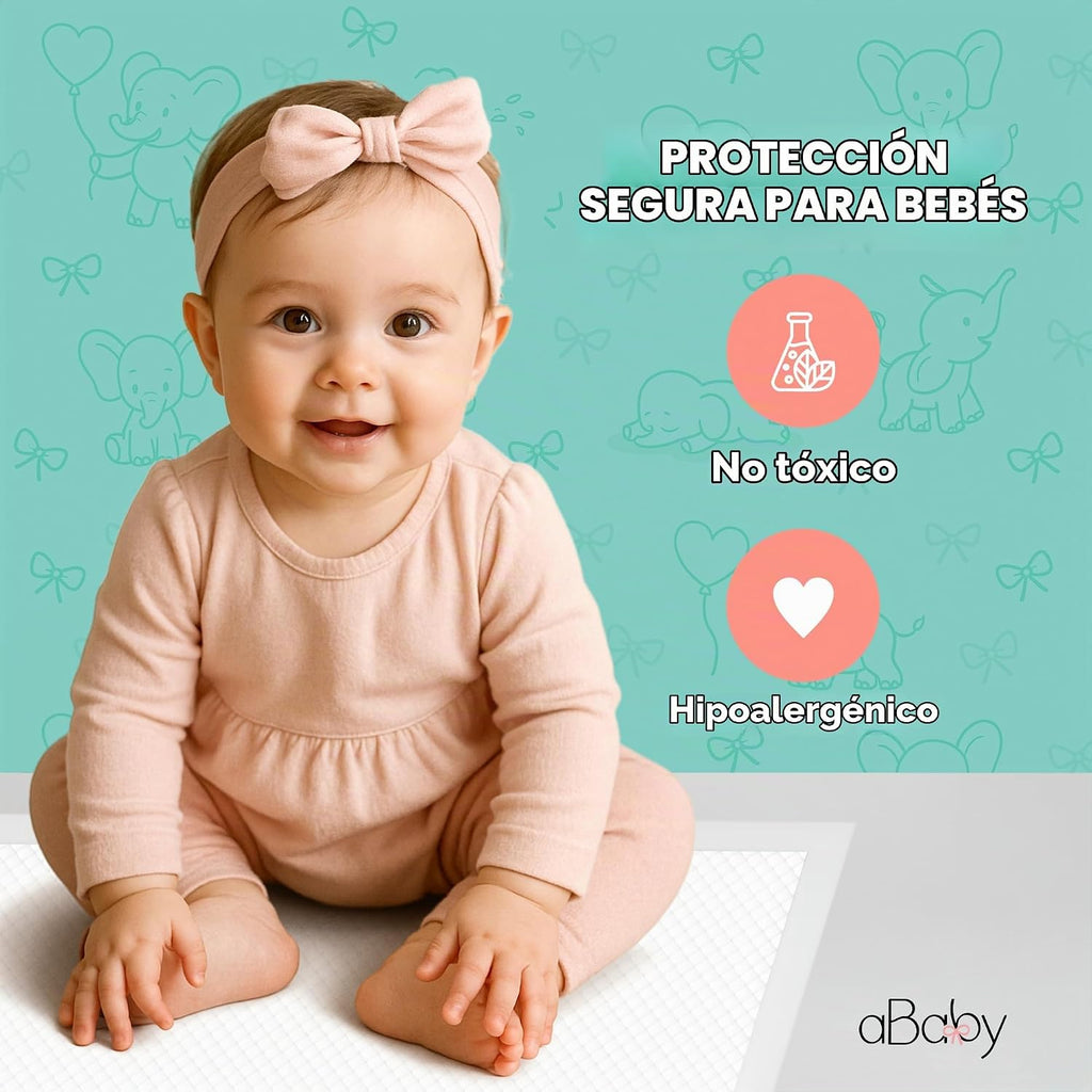 Cambiadores desechables ultra absorbentes para bebé, paquete de 50...