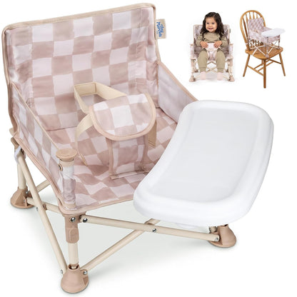 Tiny Marvels - Silla de bebé, silla alta portátil para viajes y pla...