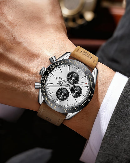 BENYAR Reloj para hombre analógico cronógrafo de cuarzo, impermeabl...