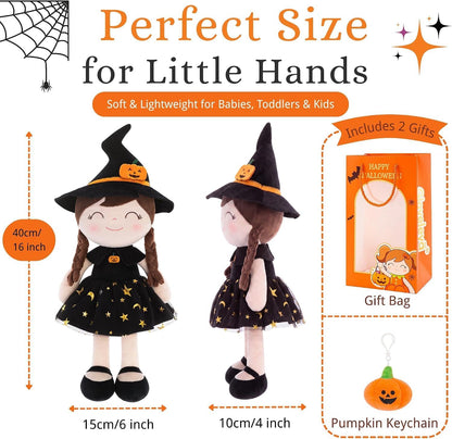 Gloveleya Juguete de peluche suave de Halloween, regalos para niña,...