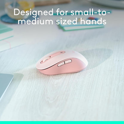 Ratón inalámbrico Logitech Signature M650 para manos pequeñas y med...