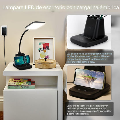 Lámpara de escritorio Sailstar, lámparas de escritorio LED para ofi...