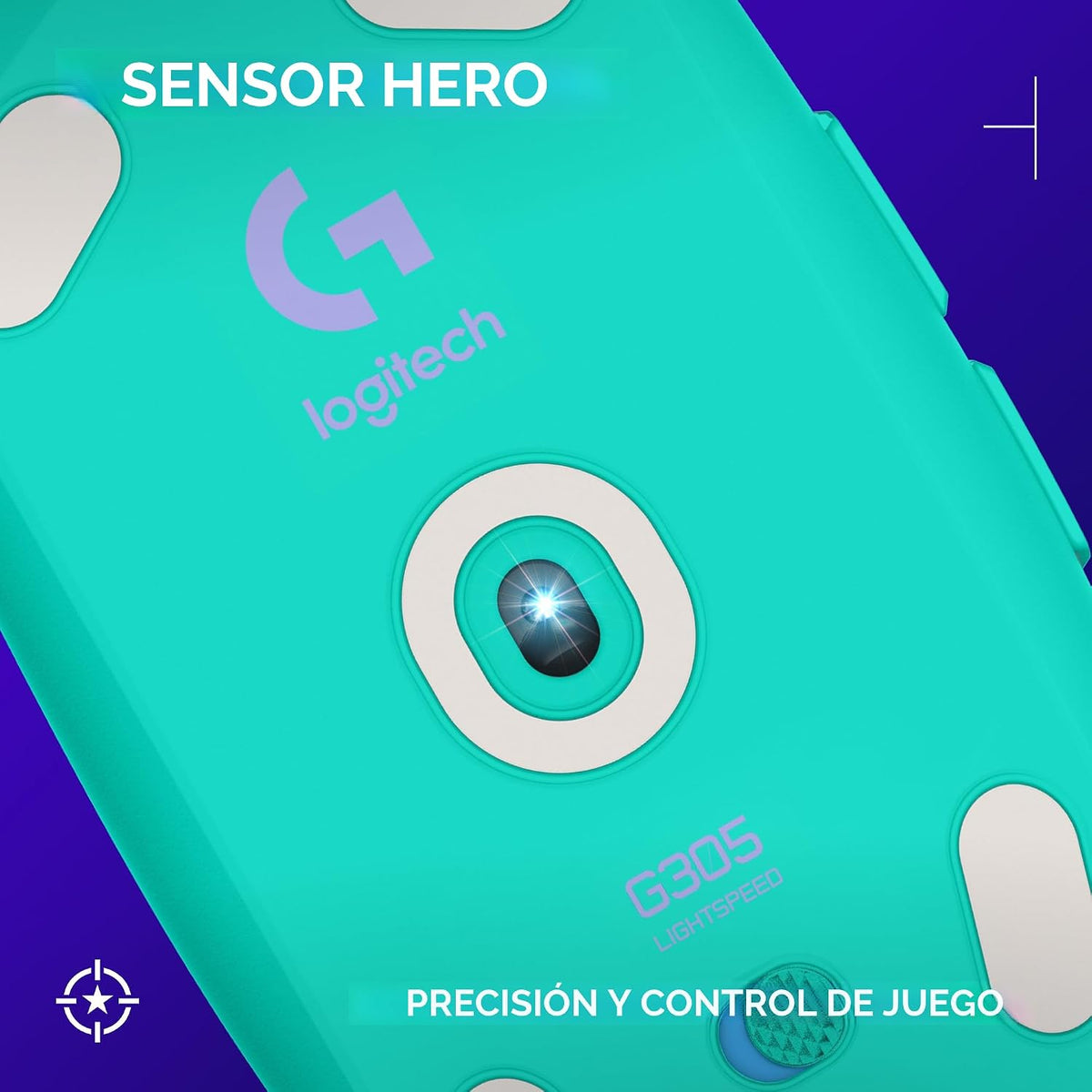Logitech G Ratón inalámbrico para juegos 305 Lightspeed - Menta | 1...