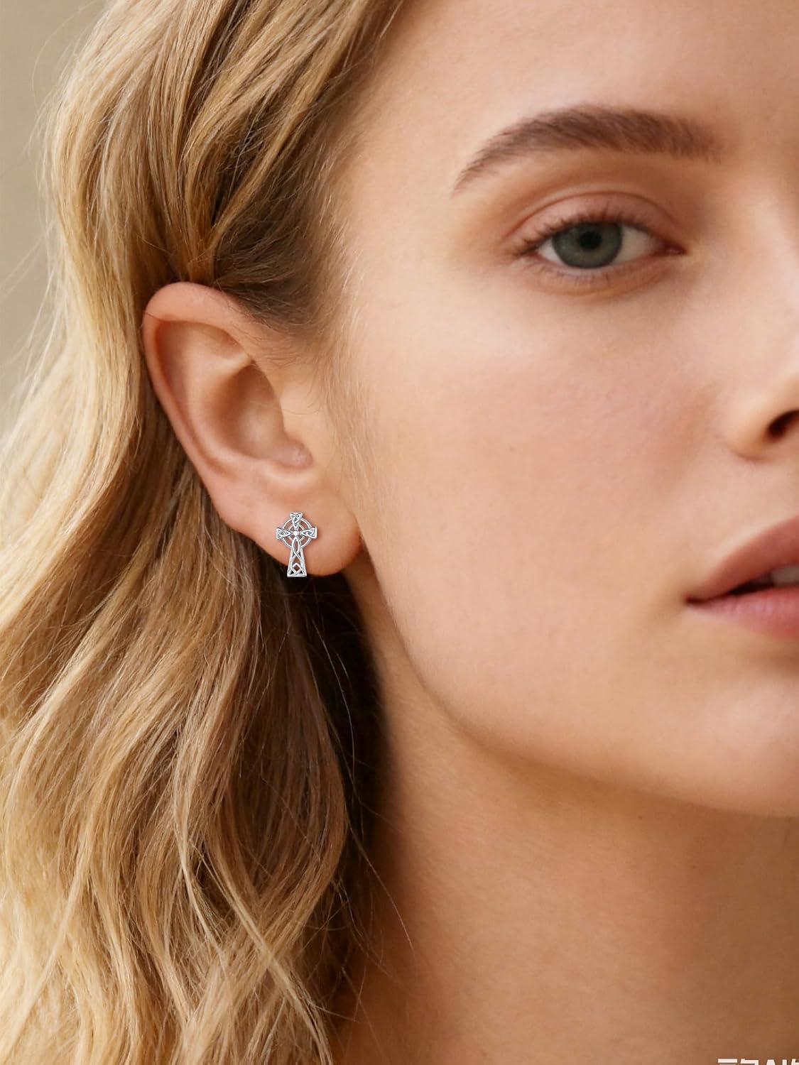 ChicSilver Pendientes celtas para mujer de plata de ley hipoalergén...