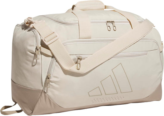 adidas Defender - Maleta deportiva, color beige y caqui (Crystal Li...