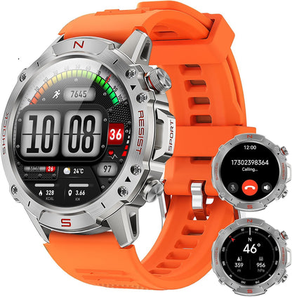 Reloj inteligente para correr para hombres, 1,43" AMOLED, resistent...
