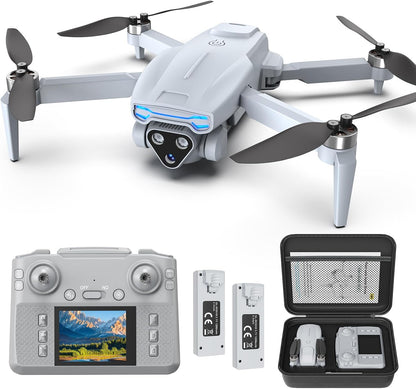 Dron 2K con cámara, controlador de pantalla, motor sin escobillas,...