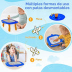 Kikidex Juguetes para niños de 1 a 3 años, tablero magnético de dib...