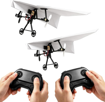 Virellia Kit de avión de papel RC DIY de 2 piezas para aficionados,...