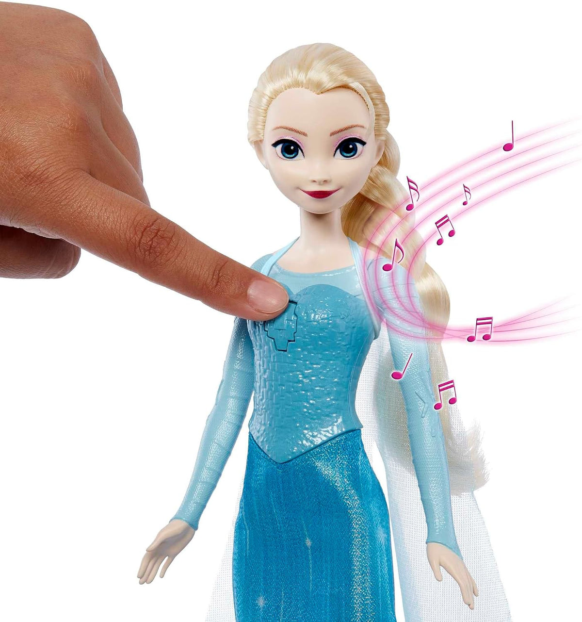 Muñeca Musical Elsa Frozen de Disney Cantando con Pulsar un Botón J...