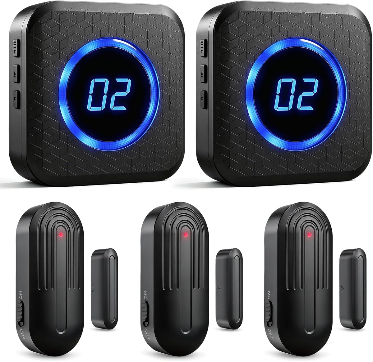 Timbre de puerta inalámbrico para negocios al entrar Alarma de puer...