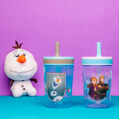 Zak Designs Disney Frozen II Movie Kelso - Juego de vasos de Kelso,...