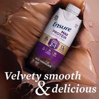 Ensure Max Protein - Chocolate con leche 2 en 1, 1.06 onzas de alto...