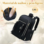 miss fong Mochila para pañales - Bolsa de pañales para mamá y papá...