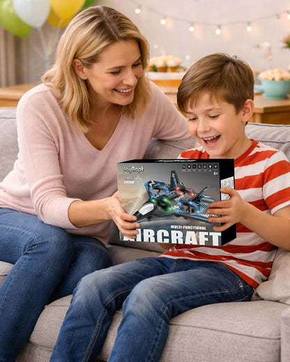 Drones para niños Avión RC de espuma, avión de control remoto, 3 ba...