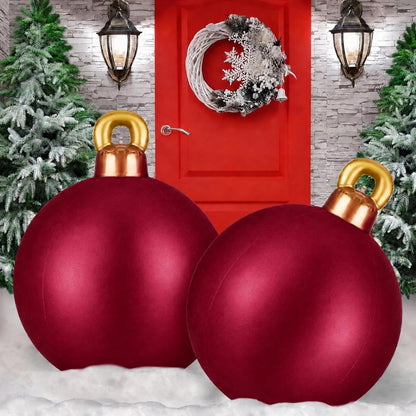 Jetec 2 piezas de 32 pulgadas gigantes de PVC inflables de Navidad...