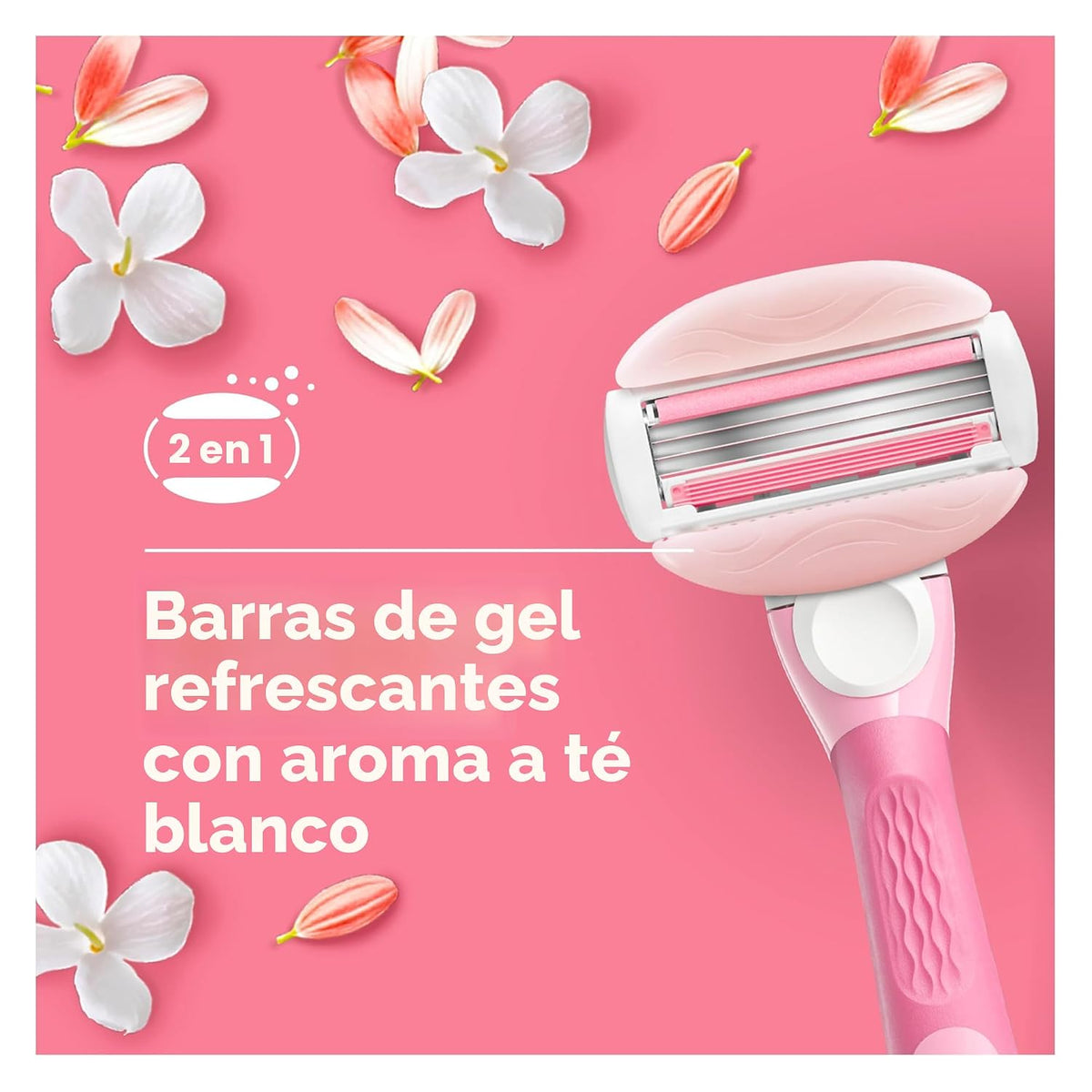 Gillette Venus ComfortGlide White Tea 4 unidades, con Gillette Venu...