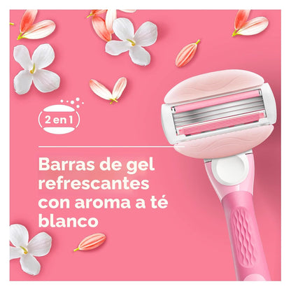 Gillette Venus ComfortGlide White Tea 4 unidades, con Gillette Venu...
