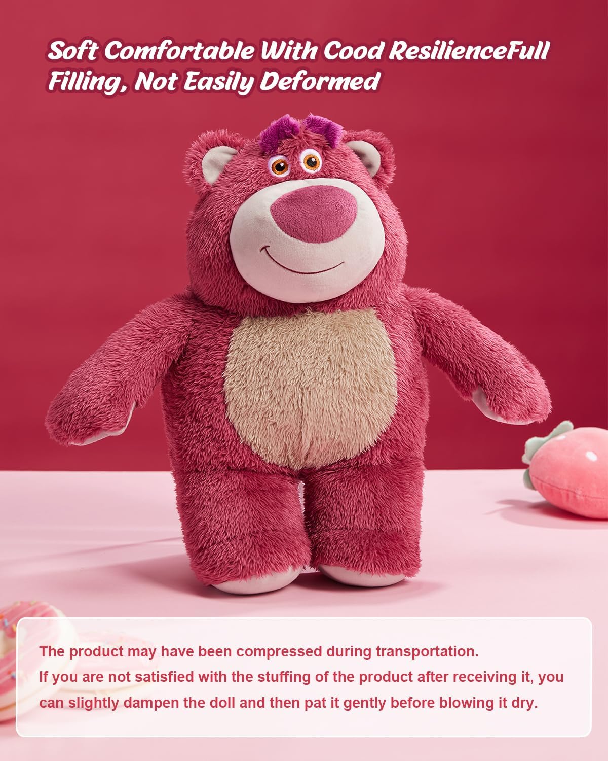 MINISO 12.6" Disney Lotso Peluche Sotry, Pixar Lotso Peluches | Oso...