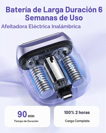 UNIMIKO Afeitadora eléctrica para mujer, impermeable, mini maquinil...