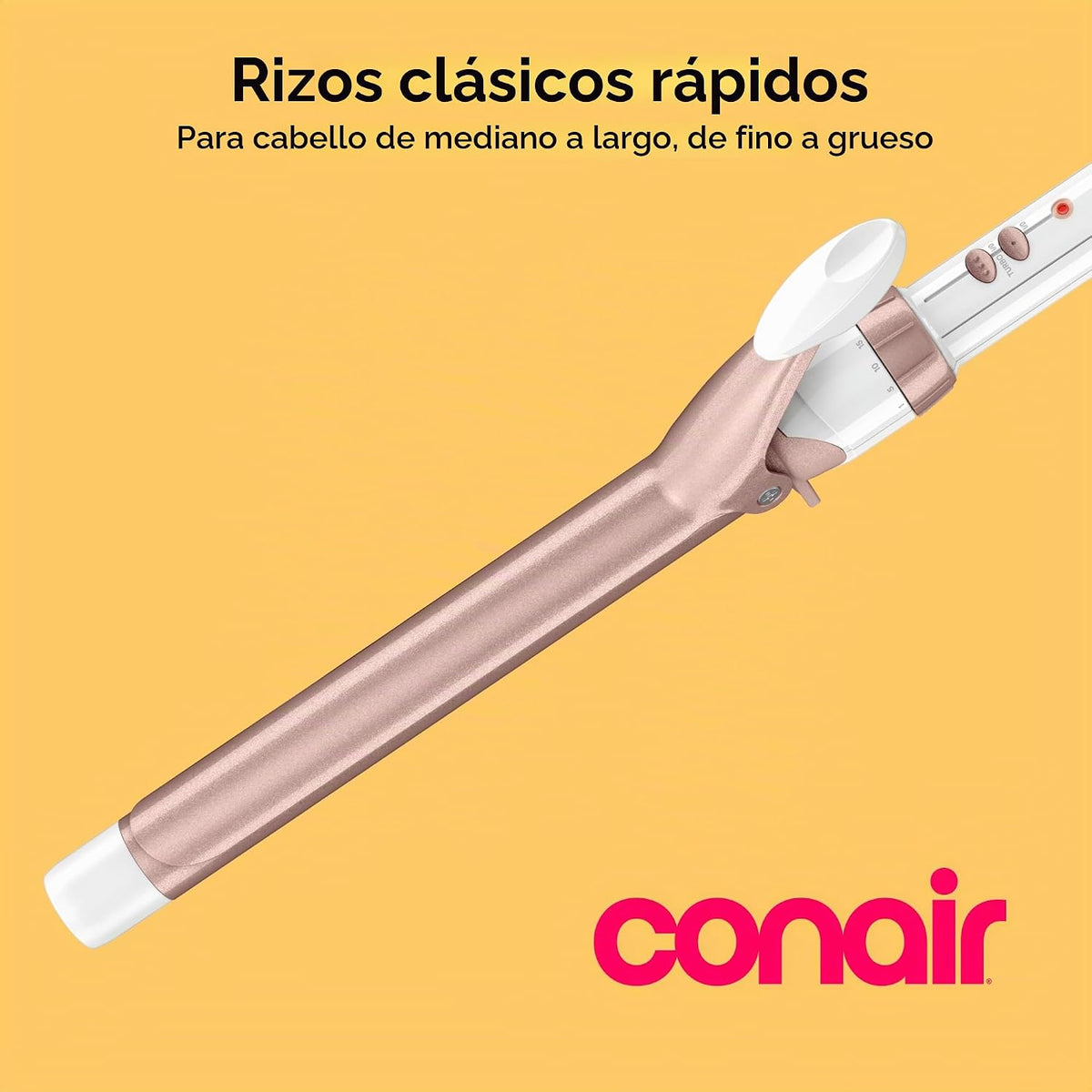 Conair - Plancha rizadora extra larga, doble cerámica, 1 pulgada |...