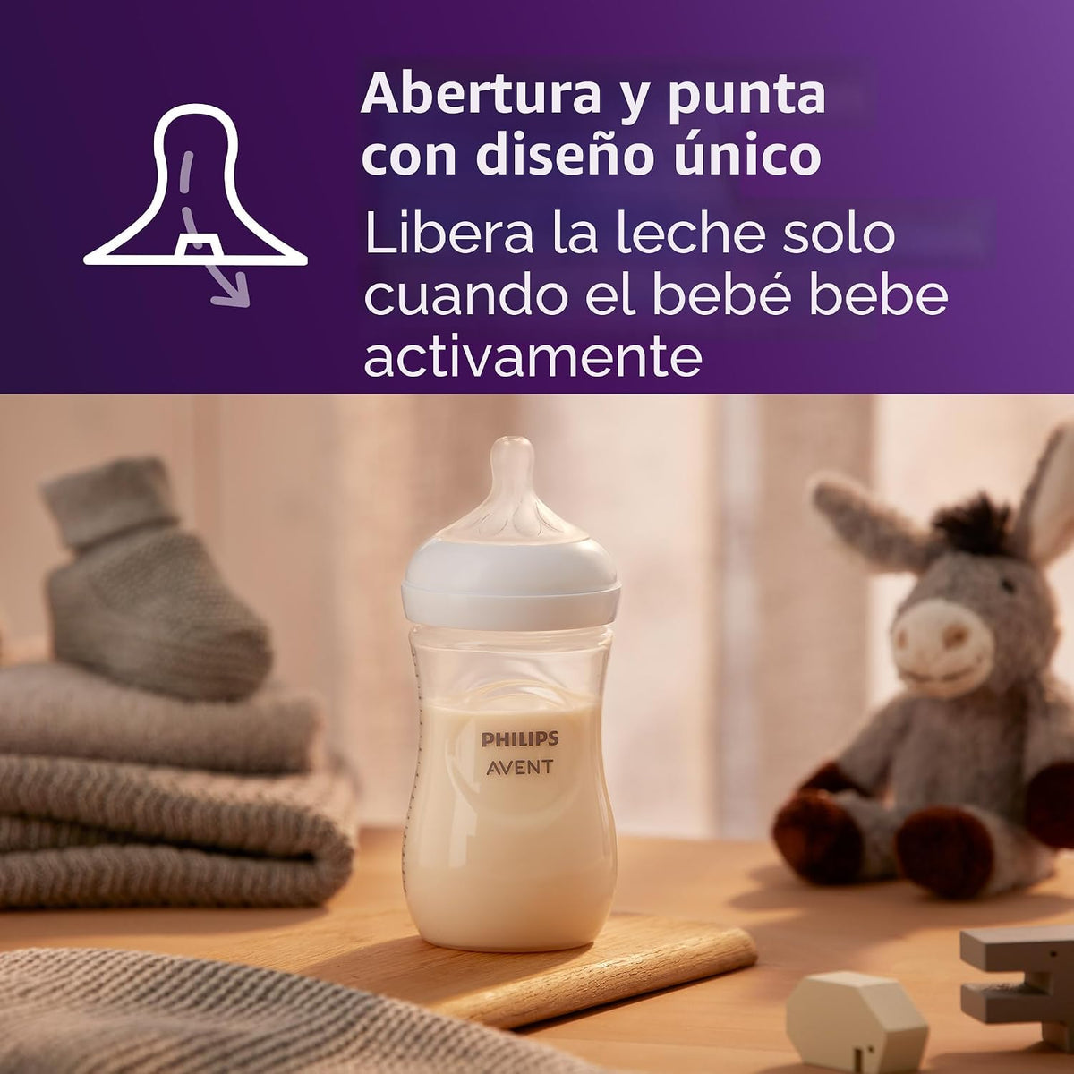 Philips Avent Biberones naturales con pezones de respuesta natural...