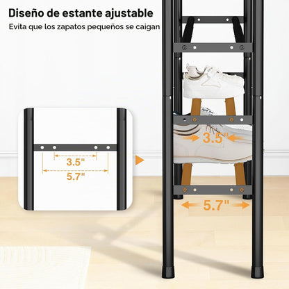 STO STO - Zapatero expandible de 3 niveles para armario, entrada, 1...