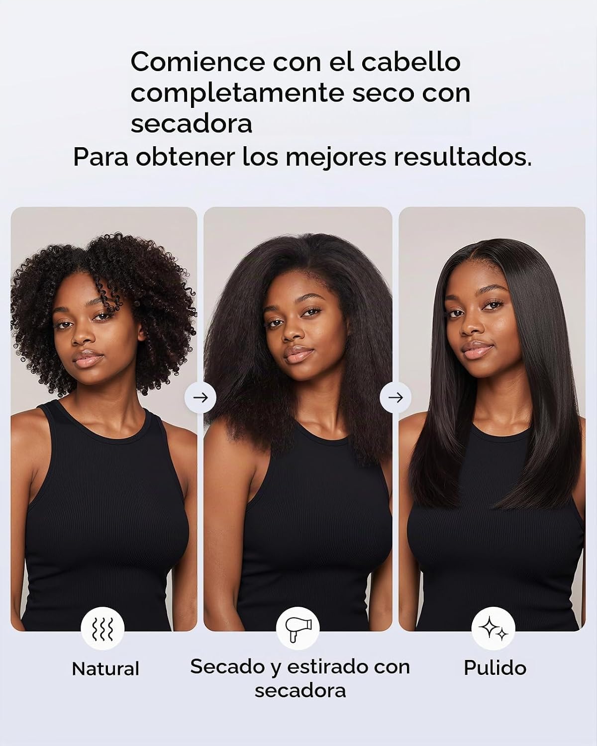 VANESSA Plancha plana de titanio PRO de 1 pulgada para obtener resu...