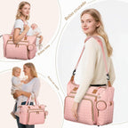 Tonyeee - Bolso para pañales, grandes bolsas de pañales impermeable...