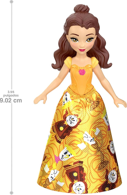 Mattel | 5 muñecas pequeñas posables en faldas o pantalones extraíb...