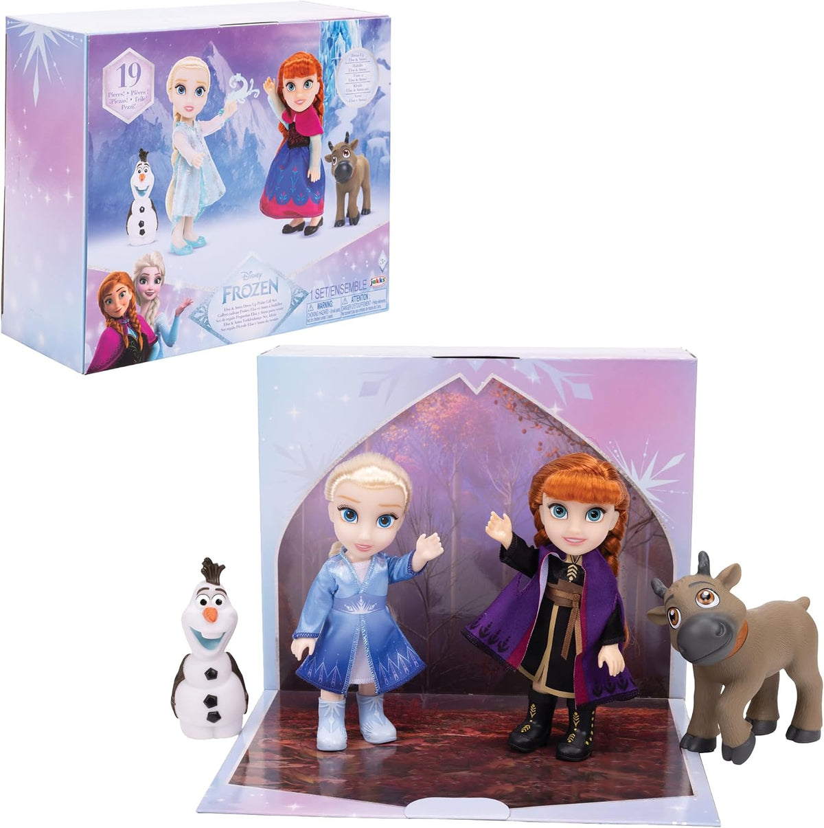 Disney Frozen Elsa &amp; Anna - Muñecas y figuras de juguete, 19 pi...
