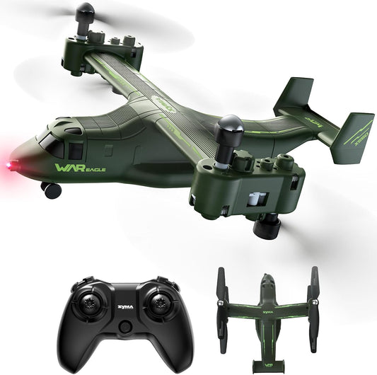 SYMA Avión RC X550, 4CH Tiltrotor para niños y principiantes | 6 mo...