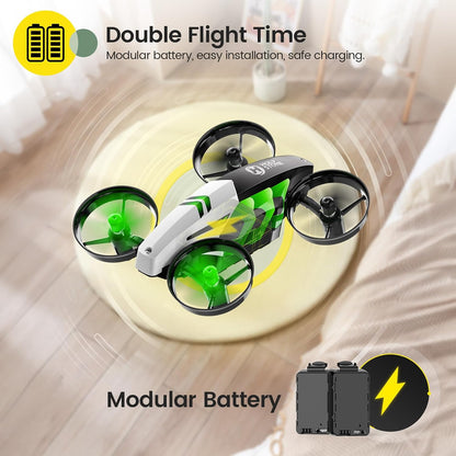 Holy Stone HS210T Drones para niños, 2 en 1 MINI Drone interior con...