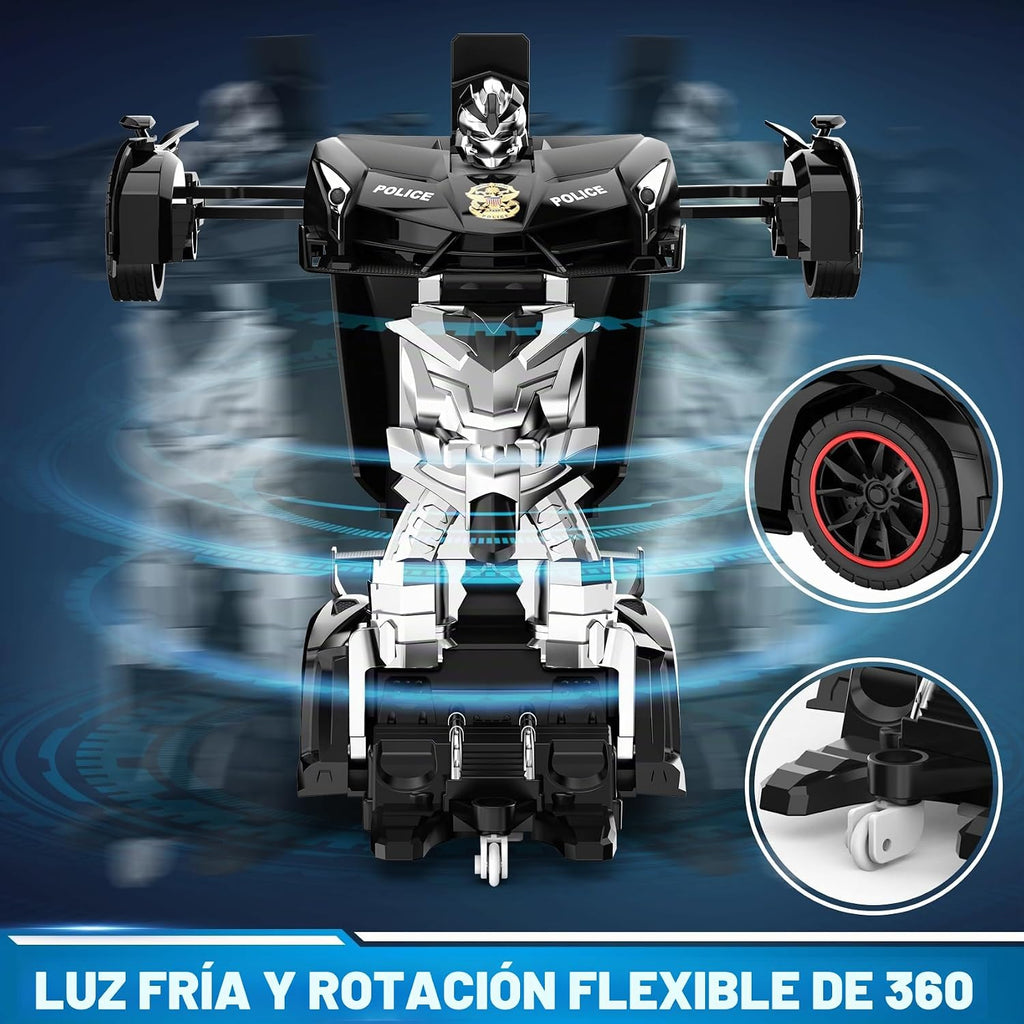 FDJ Auto a control remoto \u2013 Robot transformador de coche, un b...