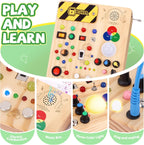 Grarain Tablero de actividades para niños pequeños - Juguete educat...