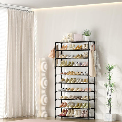 LANTEFUL Zapatero de 10 Niveles 50 Pares Organizador de Zapatos Alt...